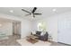 Cozy living room with plenty of natural light and an open floor plan at 800 51St S St, Gulfport, FL 33707