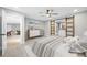 Comfortable main bedroom featuring a ceiling fan, and a large walk-in closet at 1029 Bal Harbour Dr, Apollo Beach, FL 33572