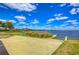 Lakefront boat ramp offering residents easy access to water activities on a bright, sunny day at 11117 Abaco Island Ave, Riverview, FL 33579