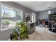 Bright dining area with a view of the backyard and a storage island at 1773 Ezelle Ave, Largo, FL 33770