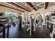 Full gym with modern weight training machines, treadmills and workout equipment at 2171 Portofino Place # 27-2725, Palm Harbor, FL 34682