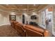 Private theater room with plush seating, large screen, and surround sound system at 2171 Portofino Place # 27-2725, Palm Harbor, FL 34682