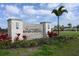 Community entrance sign for The Townhomes at River Landing at 2411 Paravane Way, Wesley Chapel, FL 33543