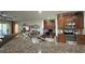 Gourmet kitchen with granite countertops and stainless steel appliances at 3205 Majestic View Dr, Lutz, FL 33558
