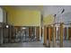 Bathroom featuring demoed walls and a yellow wall, allowing for easy customization and renovations at 4964 Huntington Ne St, St Petersburg, FL 33703