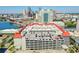 Tampa's cityscape provides a picturesque backdrop to this elevated parking structure featuring rooftop parking on a sunny day at 700 S Harbour Island Blvd # 735, Tampa, FL 33602