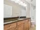 Bathroom with granite countertops and a shower and tub combo at 700 S Harbour Island Blvd # 735, Tampa, FL 33602