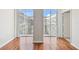 Bright living space boasting large windows and polished hardwood floors at 700 S Harbour Island Blvd # 735, Tampa, FL 33602