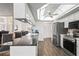 Spacious kitchen with stainless steel appliances, granite countertops, and an open layout at 9405 Ashley Dr, Weeki Wachee, FL 34613