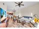 Bright living room and dining area featuring wood floors and neutral décor at 100 4Th S Ave # 202, St Petersburg, FL 33701