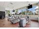 Bright fitness center featuring treadmills and exercise equipment with large windows and natural light at 1120 E Kennedy Blvd # 1126, Tampa, FL 33602