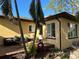 Exterior showcasing a deck area with potential for outdoor seating and a private backyard oasis at 1804 Bayou Grande Ne Blvd, St Petersburg, FL 33703