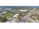 An aerial view shows the community location with convenient access to nearby sports fields and roadways at 217 S Mcmullen Booth Rd # 179, Clearwater, FL 33759