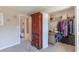 Spacious closet with custom shelving, storage, and plenty of room for all of your items at 217 S Mcmullen Booth Rd # 179, Clearwater, FL 33759