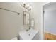 Bathroom with updated vanity, mirror and lighting at 2905 Bay St, Sarasota, FL 34237