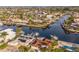 Exceptional waterfront homes featuring solar panels and private boat access at 3939 Rudder Way, New Port Richey, FL 34652