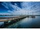 Tranquil view of the water from the community dock at 5200 Brittany S Dr # 902, St Petersburg, FL 33715