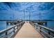 Scenic pier view with boats docked and picturesque cloudy sky background at 5200 Brittany S Dr # 902, St Petersburg, FL 33715