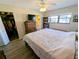 Bedroom with a closet and bathroom at 5973 Terrace Park N Dr # 301, St Petersburg, FL 33709