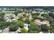 Aerial view of a community featuring lush landscaping and serene water features at 700 Starkey Rd # 914, Largo, FL 33771