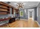 Home office with built-in bookshelves and plenty of workspace at 1002 S Frankland Rd, Tampa, FL 33629
