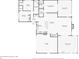 Detailed layout of home features primary bedroom, 2 bedrooms, garage, screened patio, and open concept living at 105 Country Villas Dr, Safety Harbor, FL 34695