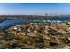 Beautiful aerial shot of the apartment community near the water with city views at 122 Coquina Bay Dr, St Petersburg, FL 33705