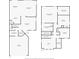 Detailed floor plan showcasing the layout of the house, including room dimensions and key features at 19609 Timberbluff Dr, Land O Lakes, FL 34638
