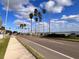 Picturesque street view with palm trees lining the road and a scenic waterfront, offering a relaxed atmosphere at 2401 Bayshore Blvd # 101, Tampa, FL 33629