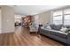 Open floorplan showing the connection between the living room and kitchen at 3307 Fox Ridge Blvd, Wesley Chapel, FL 33543