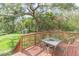 Relax on this spacious back deck perfect for outdoor dining with room for table and chairs at 36246 Peak St, Zephyrhills, FL 33541