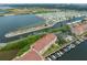 Beautiful waterfront condo building featuring boat slips and stunning views of the bay and surrounding area at 5000 Culbreath Key Way # 9-102, Tampa, FL 33611