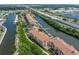 Beautiful waterfront condo building featuring boat slips and stunning views of the bay and surrounding area at 5000 Culbreath Key Way # 9-102, Tampa, FL 33611