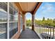 Enjoy this private outdoor balcony with lovely views of the surrounding tropical landscape at 5000 Culbreath Key Way # 9-102, Tampa, FL 33611