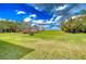 Expansive backyard with mature trees, providing a serene and private outdoor space for relaxation and recreation at 1168 Emerald Hill Way, Valrico, FL 33594