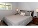 Comfortable bedroom features a queen bed with a warm comforter and matching nightstands at 3942 La Costa Ln, Largo, FL 33771