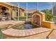 Home's hot tub has a flowing decorative fountain at 4873 Quill Ct, Palm Harbor, FL 34685