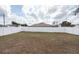 Expansive backyard with privacy fence at 7056 Landover Blvd, Spring Hill, FL 34608