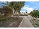 Street view of a home showcasing mature landscaping and a view of the surrounding neighborhood at 939 Mandalay Ave, Clearwater Beach, FL 33767