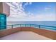 Spacious balcony offering breathtaking ocean views and clear blue skies, ideal for relaxation at 1520 Gulf Blvd # Ph1 1901, Clearwater, FL 33767