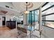 Dining area with modern table and ocean views at 1520 Gulf Blvd # Ph1 1901, Clearwater Beach, FL 33767
