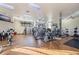 Well-equipped gym with modern exercise machines and skylights at 1520 Gulf Blvd # Ph1 1901, Clearwater Beach, FL 33767