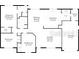 Detailed floorplan showcasing the layout of the home with labeled rooms and dimensions at 18663 Kerrville Cir, Port Charlotte, FL 33948