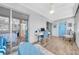 Bonus room boasts bright light, work space and cozy furniture at 300 Glennes Ln # 203, Dunedin, FL 34698
