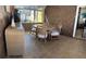 Bright dining room with a stylish table set, neutral colors, and tiled floors at 4710 22Nd N Ave, St Petersburg, FL 33713
