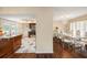 Open-concept design seamlessly connects the kitchen, dining area, and formal dining room, great for entertaining at 8019 Capwood Ave, Temple Terrace, FL 33637
