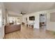Cozy living room with modern furnishings and a hardwood floor at 8204 Stoner Rd, Riverview, FL 33569