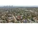 Aerial photograph of a charming neighborhood with scenic views of the cityscape skyline at 114 27Th N Ave, St Petersburg, FL 33704