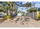 Exterior view of a detached garage with a parking area at 114 27Th N Ave, St Petersburg, FL 33704