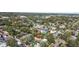 Drone image showcasing a vibrant neighborhood and convenient access to amenities at 114 27Th N Ave, St Petersburg, FL 33704